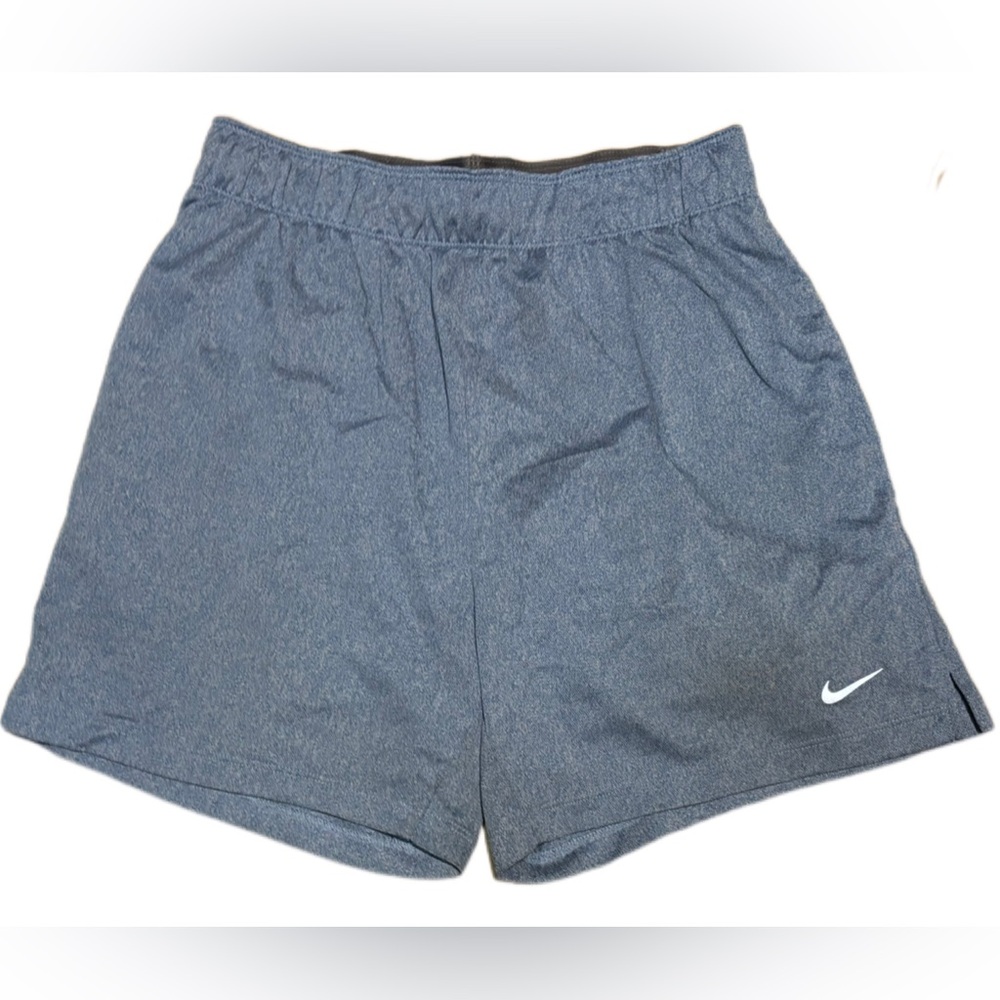 Nike Blue Athletic Shorts with Elastic Waistband